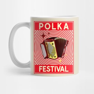 Polka Festival Red Mug